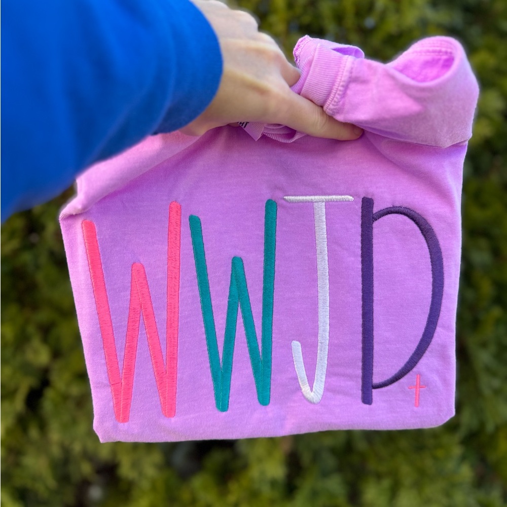Colorful WWJD Graphic Tee